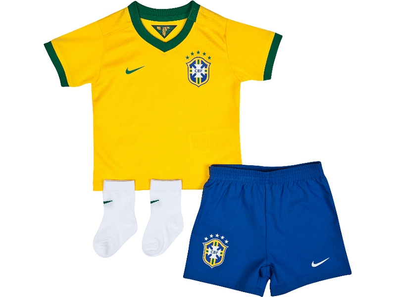 Brasil Nike conjunto para nino