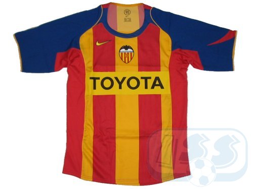 polla Mortal Coro Valencia CF Nike camiseta (04-05)