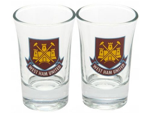 West Ham United vasos de chupito