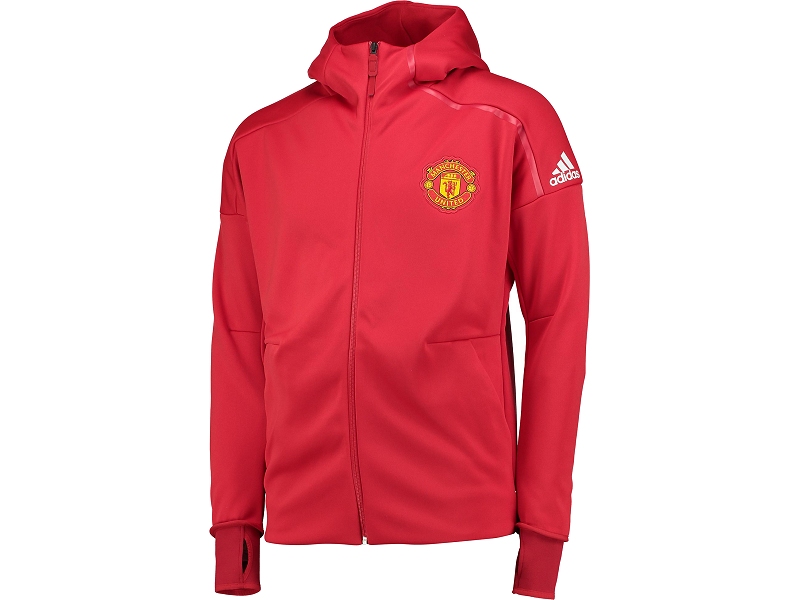 Manchester United Adidas sudadera para nino con capucha