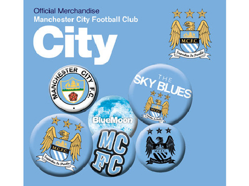 Manchester City conjunto de distintivos
