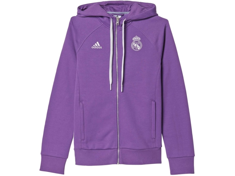 Real Madrid Adidas sudadera con capucha mujer