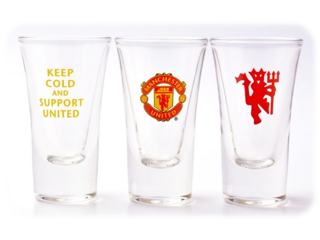 Manchester United vasos de chupito
