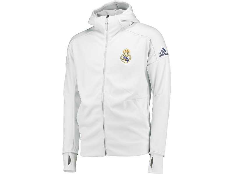 Real Madrid Adidas sudadera con capucho