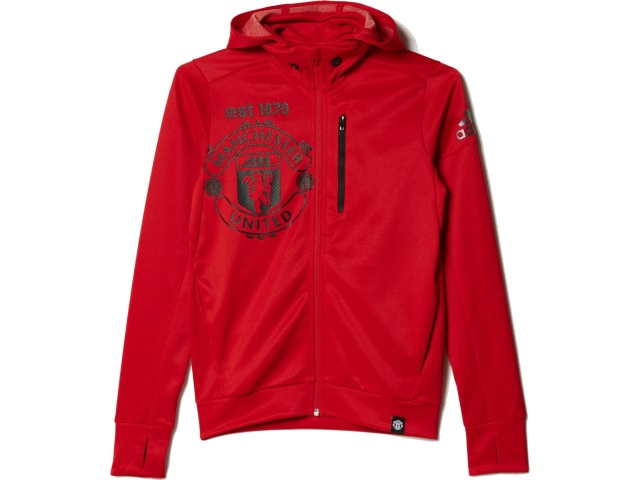 Manchester United Adidas sudadera con capucha para nino